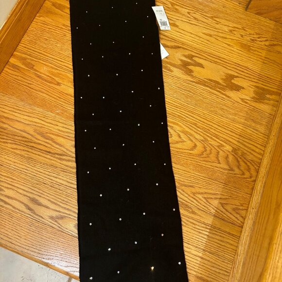 Carolyn Rowan Accessories Cashmere & Crystal Hooded Scarf - Picture 2 of 4